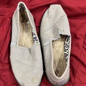 Skechers Women's Beige Slip-On Flats